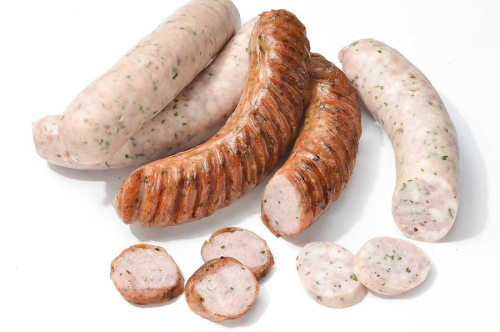 GRILL SAUSAGE WITH WILD GARLIC