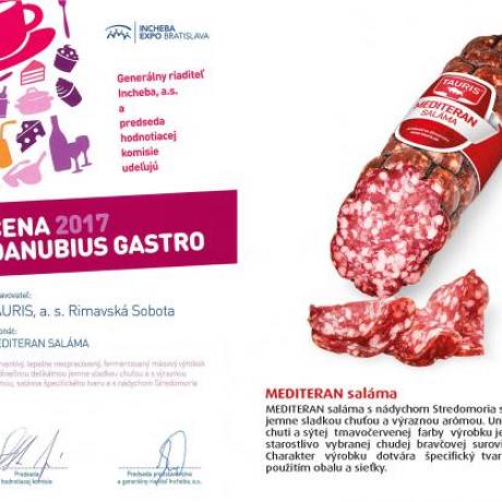 CENA DANUBIUS GASTRO 2017