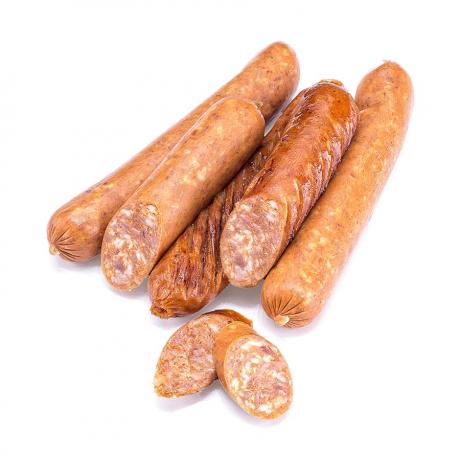 Grill sausage with paprika