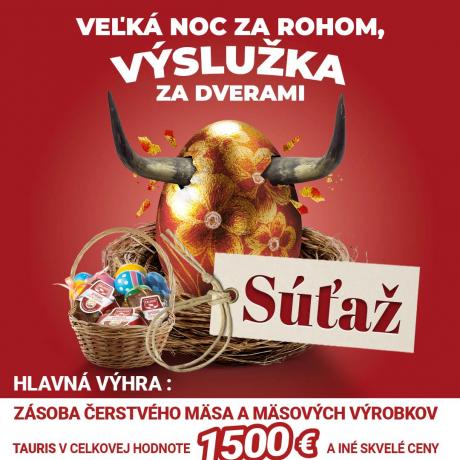 SÚŤAŽ: „VEĽKÁ NOC ZA ROHOM, VÝSLUŽKA ZA DVERAMI“