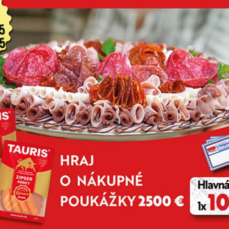Hraj o nákupné poukážky 2 500 €