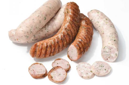 GRILL SAUSAGE WITH WILD GARLIC