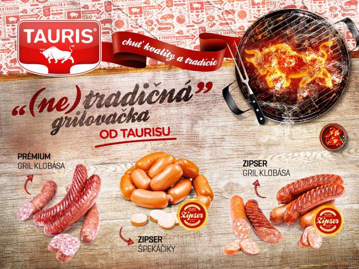 GRILUJTE S TAURIS-OM CHUTNE A KVALITNE