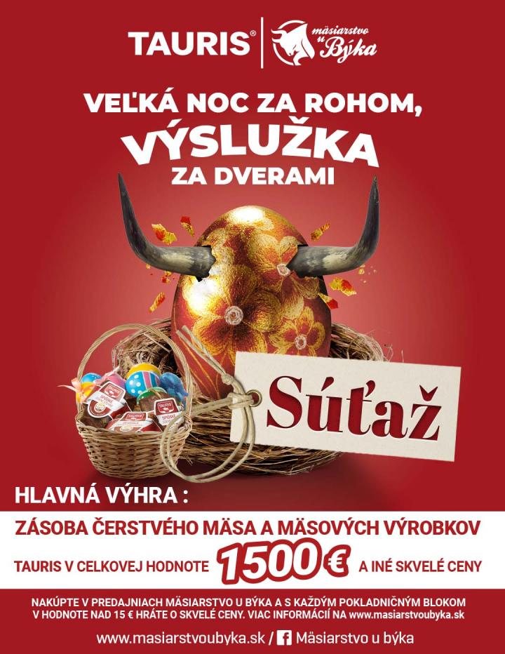 SÚŤAŽ: „VEĽKÁ NOC ZA ROHOM, VÝSLUŽKA ZA DVERAMI“