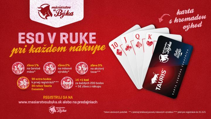 VYCHUTNAJTE SI S KARTOU VERNÉHO ZÁKAZNÍKA MÄSOVÉ ŠPECIALITY OD TAURISU EŠTE VÝHODNEJŠIE