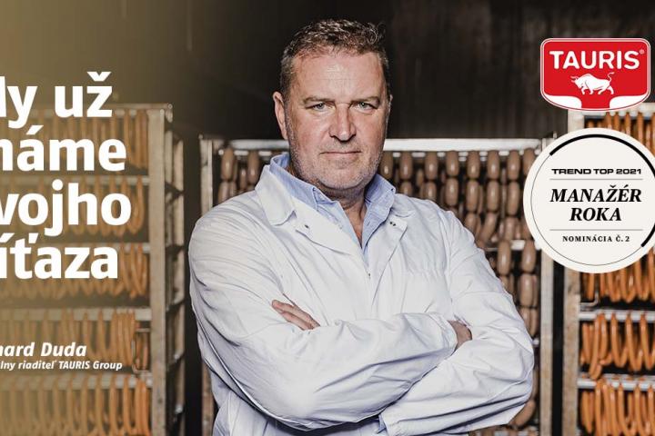 My už máme svojho víťaza - generálny riaditeľ TAURIS Group nominovaný  na manažéra roka 2021