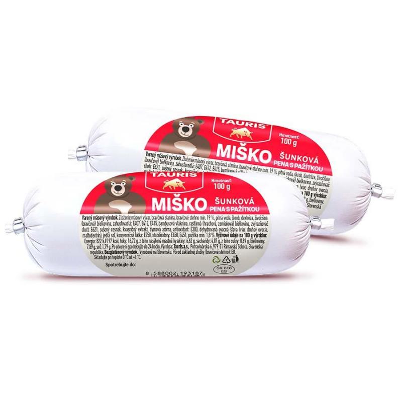 Miško šunková pena s pažítkou